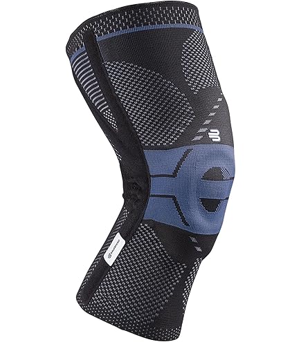 Bauerfeind ginocchiera pallavolo Genutrain P3 beige sinistra guida