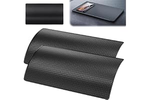 LANAFAY 2pcs Non Slip Car Dashboard Mat, 27*15cm Anti Slip Car Phone Holder, Anti-Slide Fixate Sticky Mat, Non Slip Pad Silicone Heat-Resistant, Interior Accessories for Cars for Phones Glasses Keys