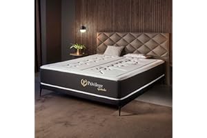 NATURALEX - Matelas Privilege 140x190 - Épais 30 cm - Mousse Haute Résilience + Mémoire de Forme Premium - Blue Latex - Soutien Ferme en 7 Zones - Réversible - Respirant - Fabriqué en Europe