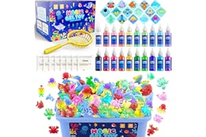 Hot Bee Aqua Gelz Set DIY Regalo Creativo para Niñas 4 5 6+, 3D Aqua Fairy Creature Niños Magic Water Elf Toy Kit, Kit Creativo de Gel de Agua Mágico Hecho a mano, Regalos para Niños
