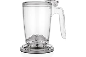 Tealyra - rapidTEA Maker 500ml - Loose Tea Teapot Infuser - Best Tea Maker Makes a Perfect Cup of Leaf Tea - Bottom Dispensing Teapot - Dripping Free Guarantee - 16-Ounce