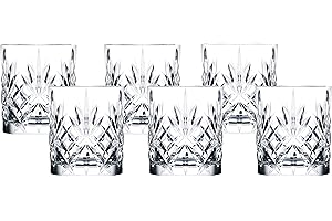 LORREN HOME TRENDS Lot de verres à vin - Cristal RCR - Collection Melodia Dual Old Fashioned Double Old Fashion
