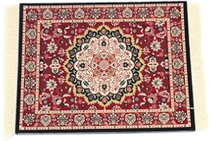 Egurs Dywanowa podkładka pod mysz orientalny dywan mini dywan akcesoria komputerowe na biurko z tkaniny tekstylnej 4#