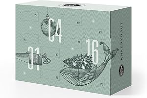 Ankerkraut "der Lütte" Adventskalender 2025, der perfekte Probier-Kalender mit 24 kleinen Gewürz-Überraschungen, 24 Türchen zum Öffnen, Gewürze-Ideen, Adventskalender für Frauen, Männer, Div.