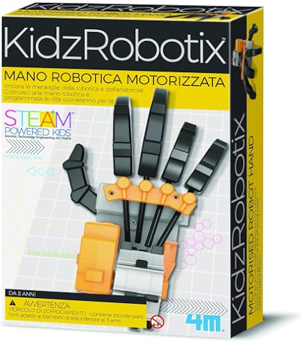 Braccio Meccanico Giocattolo Con Pinza – Mano Robotica Afferra Oggetti, Per Coordinazione Occhio-Mano, Grigio