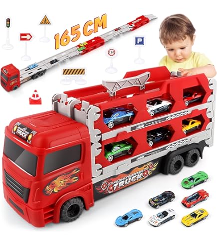 Coche Electrico Para Niños Años Aoskie Transporte Truck Coche De
