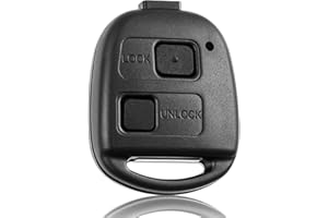 ‎FINTERRY Obudowa Kluczyka Klucz Pilot Kompatybilny z Toyota Auris Avensis Corolla RAV4 Yaris Camry Highlander Celica Land Cruiser Prius Verso Hilux - 2 przyciski