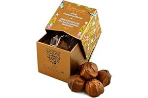 Holdsworth Chocolates Classics - Sea Salt Caramel Truly Scrumptious Handmade Truffles Coated with Milk Chocolate 55g