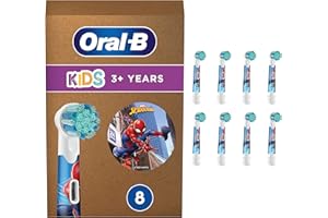 Oral-B Pro Kids Toothbrush Heads Featuring Spiderman, Pack of 8 Counts