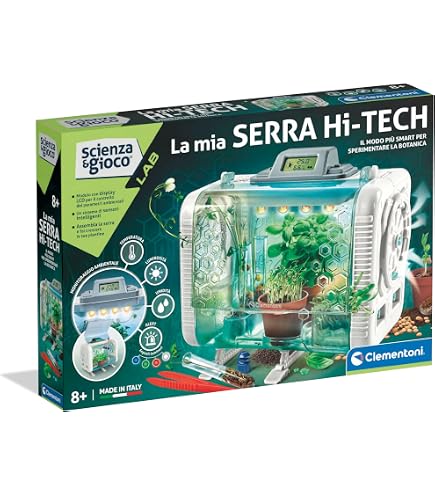 Lisciani I'm A Genius Kit Jardinage Botanique - Serre Miniature Pour Enfants Dès 7 Ans Fabriqué En Italie