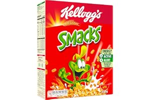 Kellogg's Smacks, 330g, Multigrain Nourishment, Source of Fiber, High in 7 Vitamins and Iron, Ideal For Healthy Breakfast