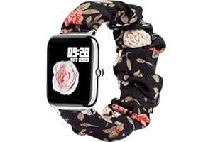 Giaogor Armband Kompatibel mit Popglory P22, weiche Haargummis Uhrenarmband für Popglory P22 Smartwatch