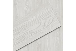 ATOPOSE GREEN SURFACE SOLUTIONS ATOPOSE Vinyl Flooring - Lino Flooring with Ivory Oak Wood Effect,36 Planks 5.02 m²,Peel and Stick Floor Tiles,Self Adhesive Flooring,Waterproof,for Kitchen Living Room