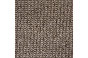 247Floors Marbella Hardwearing Loop Pile Carpet Felt Back Stain Resistant (Dark Beige, 2m x 4m / 6ft 6" x 13ft 1")
