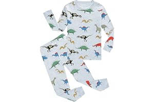 EULLA Ensemble de Pyjamas Pour Petits Garçons Vêtements de Nuit En Coton À Manches Longues Conjuntos de Pijama para Niños