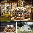 Vakiorn 9.7*6FT Garden Dome Igloo, Outdoor PVC Bubble Tent Dome for 2-4 Person, Greenhouse Garden Igloo with Window, Waterproof Clear Dome Tent Suitable for Garden, Party, Valentine's Day, Wedding