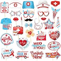 30 Stück Foto-Props Für Doctor/Nurse-Abschlussfeier – Selfie-Requisiten Für Medizin-Partys