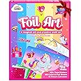 ZMLM Art Craft Toy Gift: Foil Art Crafts Kit for Girls Ages 4-9 Party Favor Craft Supplies for Kid DIY Creative Activity, Christmas Birthday Easter Gifts,Travel Toys (5. Unicorn)
