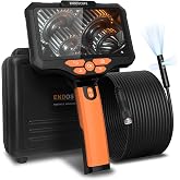 3 Lens Endoscope Camera with Light 15 m Split View