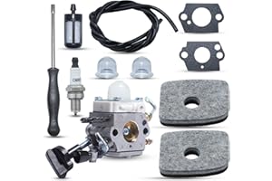 Haishine Carburateur pour STIHL BG56 Remplacer pour ZAMA C1M-S260B 4241-120-0632 4241-120-0622 4241-120-0615 avec Bougie d'Allumage etc