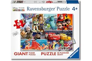 Ravensburger - Puzzles Disney Pixar Friends | Puzzle 4 Años O Más | Regalo Niño 4 Años O Más De 60 Piezas | Rompecabezas Niños De 70 X 50 Cm Puzzle