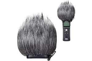 YOUSHARES Zoom H1n Recorder Furry Windscreen Muff Pop Filter - Outdoor Mikrofon Fell Windschutz Pop-Schutz für Zoom H1n & H1 Handlicher Tragbarer Rekorder