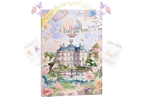 MAZAGUI Livre de naissance bébé 90 pages Album Souvenir Personnalisé pour Capturer les Premières Années I Cadeau de Naissance Fille & Garçon I Cadeau bebe pour capturer les Moments Précieux