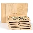 Becko US Wooden Jigsaw Puzzle Sorting Trays Jigsaw Puzzle Sorters Drawer Design Puzzle Accessory for Puzzles Up to 1500 Pieces