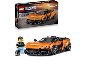 LEGO Speed Champions McLaren W1 - The Real Supercar with 1 Minifigure of a Driver - LEGO McLaren Merchandise - Construction Set for Children from 9 Years - Gift Idea for Boys and Girls - 77257