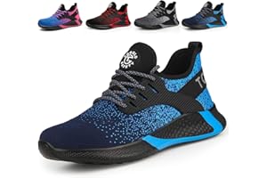 AONETIGER Sicherheitsschuhe Herren Damen Leicht Arbeitsschuhe Stahlkappe Sportlich Schutzschuhe Atmungsaktiv rutschfest Schuhe Sneaker