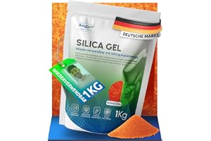BonAura® 1kg silikagel - Silikakuglar även lämpade som filamenttork - Silikattorgmedel regenererbart och återanvändbart - I l