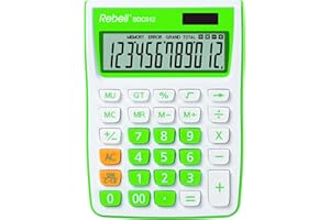 Rebell calcolatrice SDC912 + elegante – verde