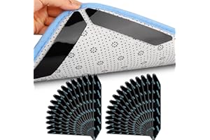 CKJ 32 Stück Antirutschmatte für Teppich Waschbar Teppichgreifer Antirutschmatte Wiederverwendbar Starke Klebrigkeit Anti rutsch teppichunterlage für Harter Boden