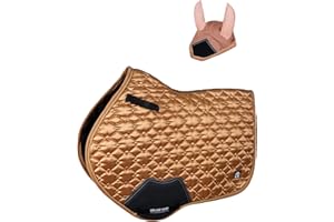 GALLOP SHOP Close Contact Diamond Cut / Horse Pad / Horse Saddle Pad (Camel, Full)