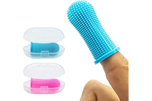 PYEF CRAFTS Cepillo Dientes Bebe con Dedal Silicona Suave - Cepillo Dientes Infantil Para Bebes y Niños - Cepillo de Dientes Bebe y Niño Forma Dedo - Pack de Cepillos de Dientes Bebe y Niño Color