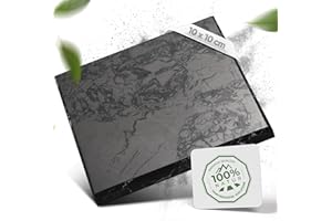 Placa de Shunguita PURAJA | Original de Carelia | Pulida a mano con bordes redondeados | Con certificado de la mina de Zazhoginskij