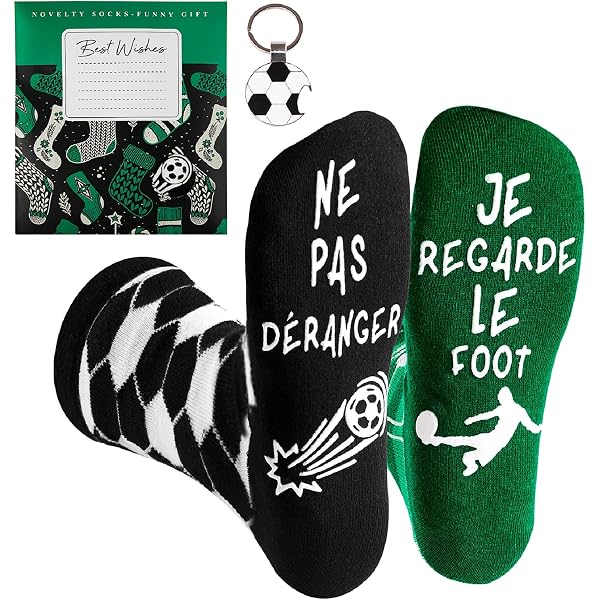 Chaussettes Humour « Football No.1 Fan » Pour Homme – Cadeau Drôle Pour Papa, Anniversaire, Fête Des Pères, Noël - 10