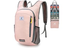 SKYSPER 10L/15L/20L Mochila Plegable Ultraligera Mochila de Viaje Mochilas de Marcha Pequeña Ahorra espacio para Hombre Mujer Viaje Excursiones Cortas Senderismo