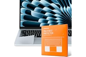 UPPERCASE GhostShield Premium Palm Rest Protector Skin Cover Set Protezione da Graffi e Usura, Compatibile con MacBook Air 15" 2025 2024 2023 con M4/M3/M2, A3241 A3114 A2941, Azzurro Cielo