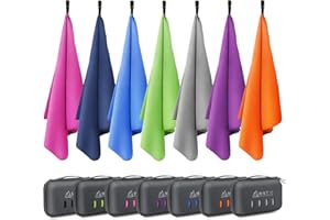 MNT10 Ręcznik z mikrofibry z etui - w wielu kolorach - Ultra lekki, kompaktowy i szybkoschnący - Ręczniki z mikrofibry doskonale nadają się jako ręcznik sportowy, plażowy i podróżny.