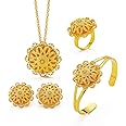 Ethlyn New Ethiopian Eritrean Gold Plated Women Jewelry Sets for wedding Party Use, Metal, not known