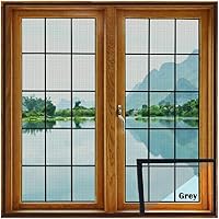 Lifekrafts UPGRADED & STITCHED - Window Mosquito Net (Size-120x120 cms/47*47 Inches/3.94*3.94 Feet, Color-Grey) Premium…