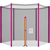 VENTE-UNIQUE - Trampolino Con Rete Di Sicurezza Interna, Scaletta - Foto 9