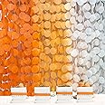 192Ft Ombre Orange Tissue Paper Streamer Big Circle Dots Hanging Garland Backdrop Polka Dot Bunting Banner for Autumn Thanksgiving Day Harvest Theme Birthday Wedding Bridal Baby Shower Party Decor