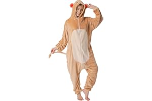 corimori 1852 (10+ wzorów) jednoczęściowy kombinezon zimowy z kapturem Kigurumi dorośli