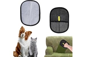 BOHUIZ 2 rękawice magnetyczne z futerkiem, wielokrotnego użytku, rękawice do usuwania sierści zwierząt, koty, psy, rękawice do pielęgnacji sierści, do mycia, usuwania włosów i pielęgnacji