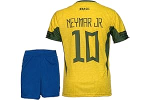 Gokaynex Brazylia Neymar Jr #10, Vini Jr #7 2024 WC dziecięca koszulka z krótką, nowy sezon (4-13 lat)