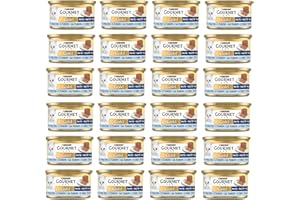 Gourmet Gold Kıyılmış Ton Balıklı Yaş Kedi Maması, Yetişkin Kediler (24 x 85 gr)