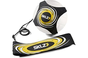 SKLZ Hit-N-Serve Volleyball Serve Trainer for Solo Practice, Noir