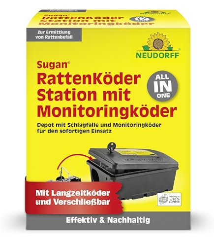 COMPO Ratten-Kderbox Cumarax, Zur Ausbringung von Ratten-Kdern,  Kunststoff, Schwarz : Amazon.de: Garten